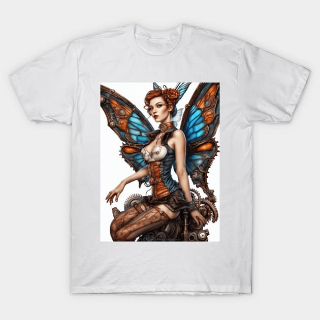 Steampunk Fairy - Gabby T-Shirt by Unkn0wnable Arts